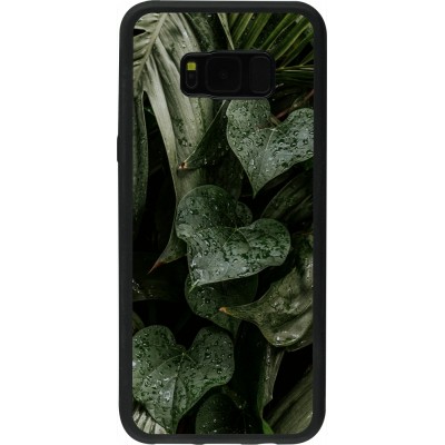 Samsung Galaxy S8+ Case Hülle - Silikon schwarz Spring 23 fresh plants