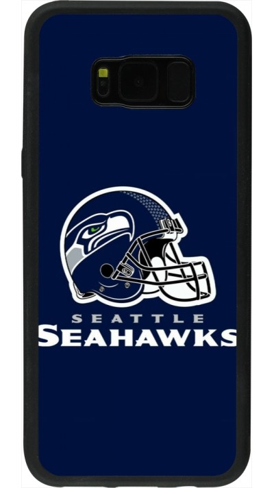 Coque Samsung Galaxy S8+ - Silicone rigide noir Super Bowl 26 Seattle 3