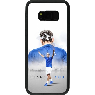 Samsung Galaxy S8+ Case Hülle - Silikon schwarz Thank you Roger