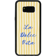 Samsung Galaxy S8+ Case Hülle - Silikon schwarz The good life 2026