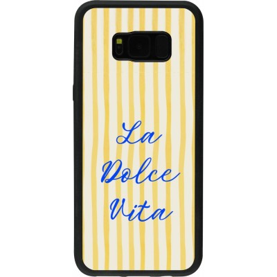 Samsung Galaxy S8+ Case Hülle - Silikon schwarz The good life 2026