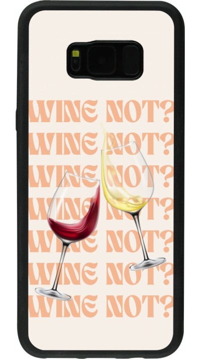 Samsung Galaxy S8+ Case Hülle - Silikon schwarz Wine not