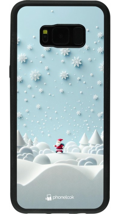 Samsung Galaxy S8+ Case Hülle - Silikon schwarz Weihnachten 2023 Kleiner Vater Schneeflocke Samsung Galaxy S8+ Case Hülle - Silikon schwarz Weihnachten 2023 Kleiner Vater Schneeflocke