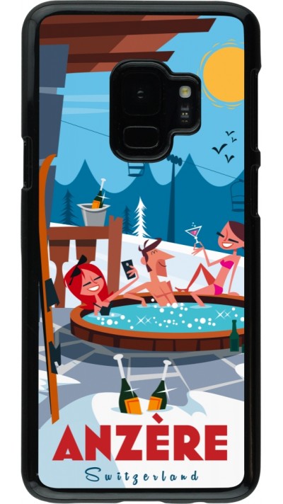 Samsung Galaxy S9 Case Hülle - Anzère Mountain Jacuzzi