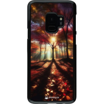 Samsung Galaxy S9 Case Hülle - Herbstlicher goldener Glanz