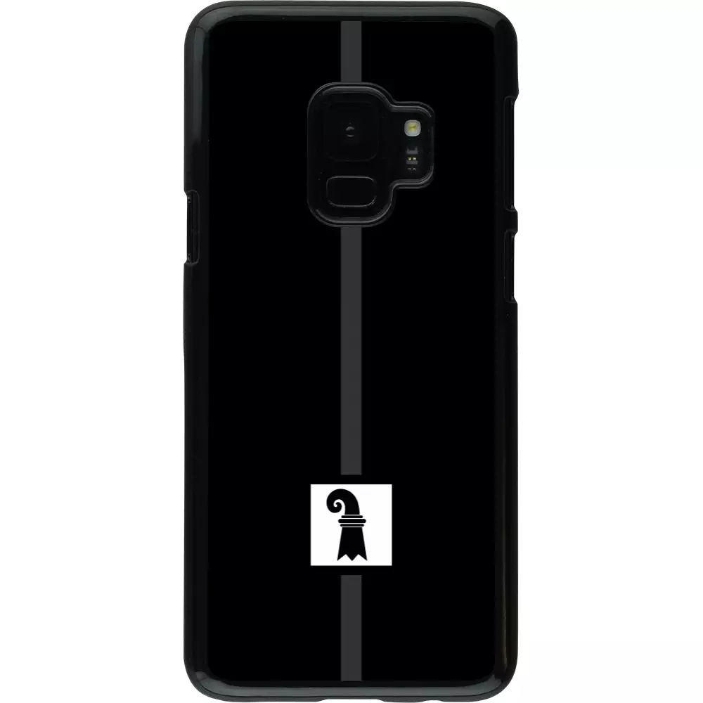 Samsung Galaxy S9 Case Hülle - Kanton BS schwarz