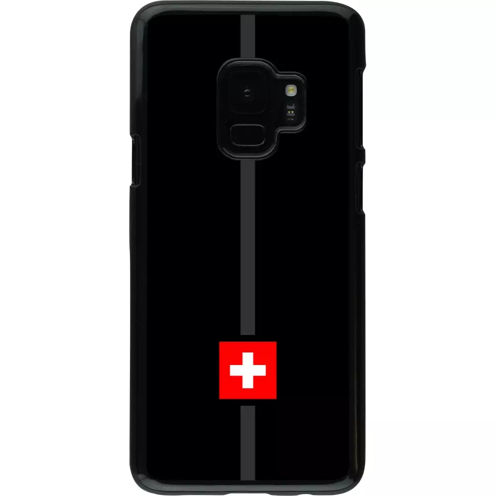 Samsung Galaxy S9 Case Hülle - Kanton CH schwarz