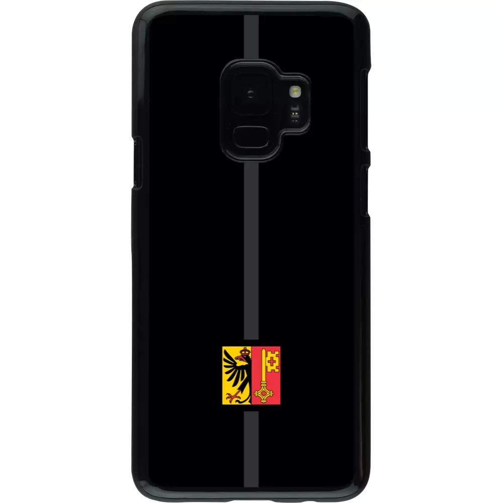 Samsung Galaxy S9 Case Hülle - Kanton GE schwarz