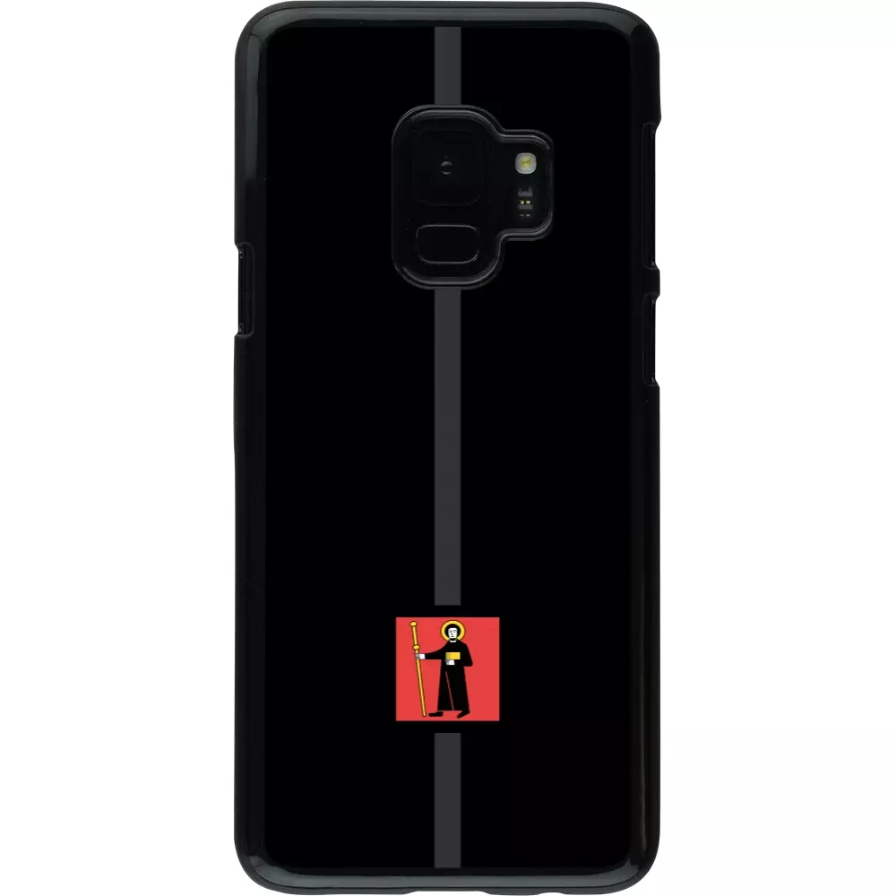 Samsung Galaxy S9 Case Hülle - Kanton GL schwarz