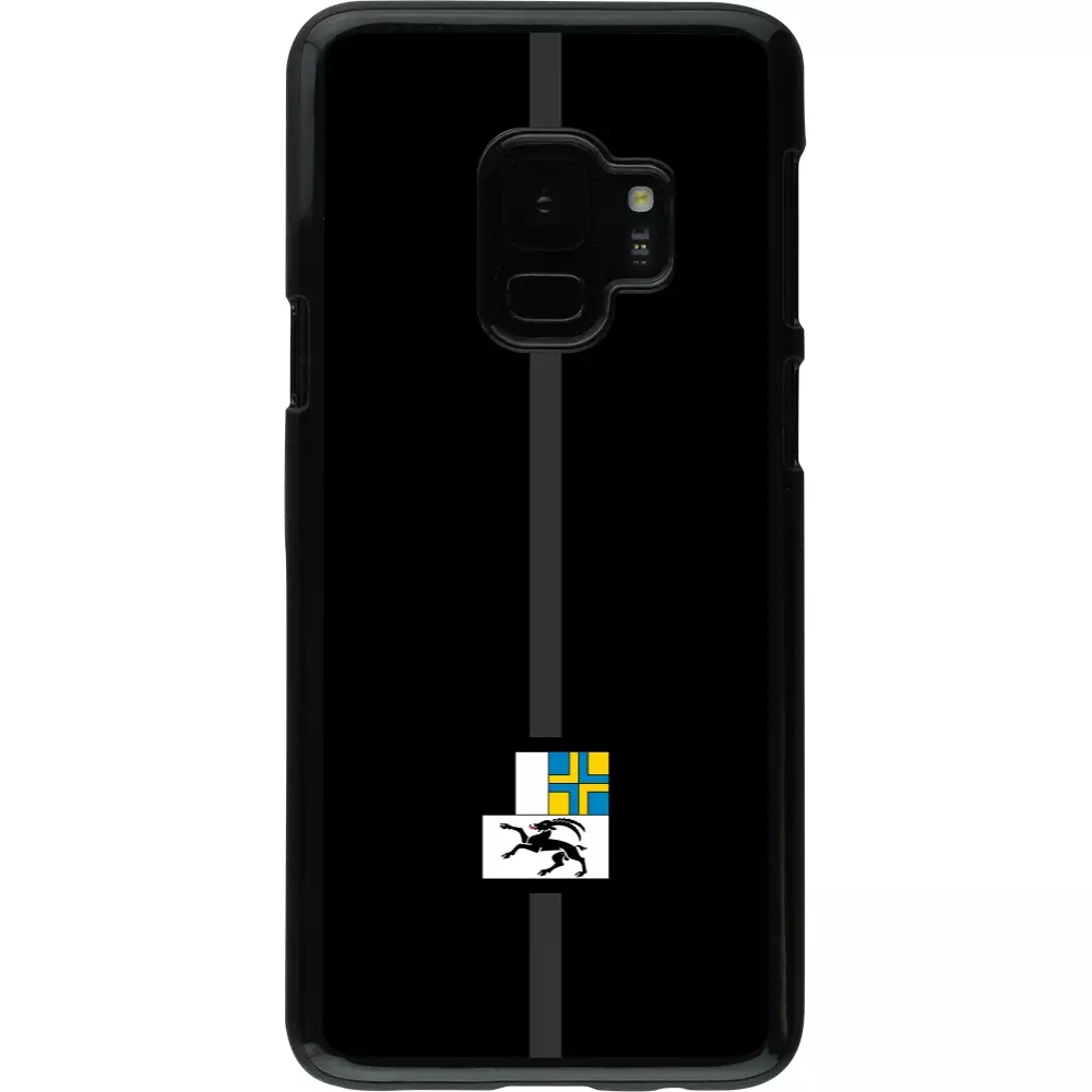 Samsung Galaxy S9 Case Hülle - Kanton GR schwarz