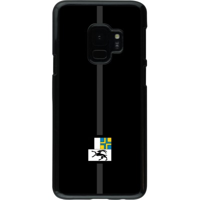 Samsung Galaxy S9 Case Hülle - Kanton GR schwarz