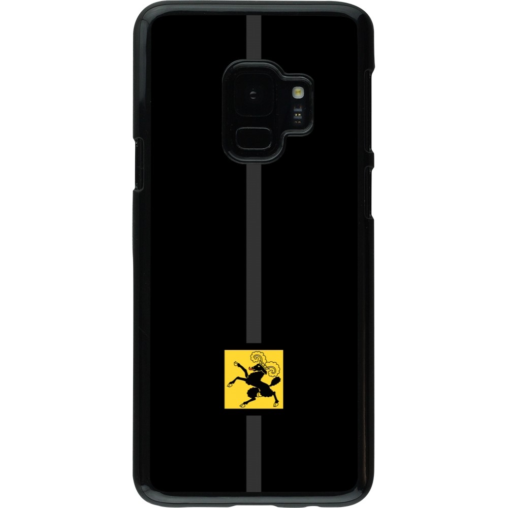 Samsung Galaxy S9 Case Hülle - Kanton SH schwarz