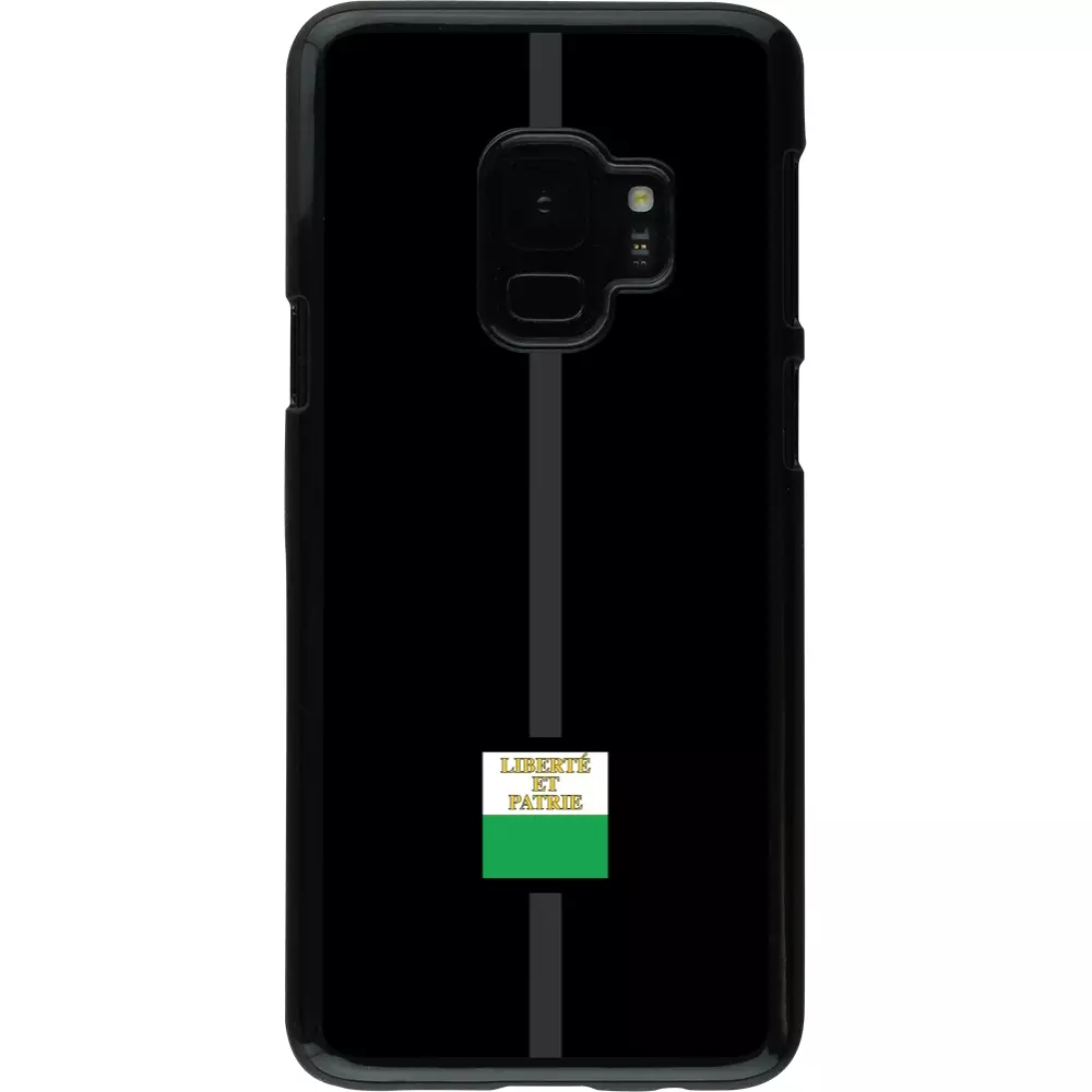 Samsung Galaxy S9 Case Hülle - Kanton VD schwarz