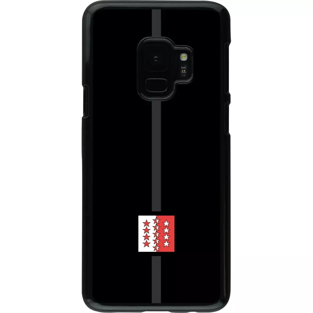 Samsung Galaxy S9 Case Hülle - Kanton VS schwarz