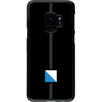 Samsung Galaxy S9 Case Hülle - Kanton ZH schwarz