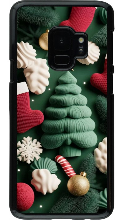 Samsung Galaxy S9 Case Hülle - Christmas 25 Christmas textiles
