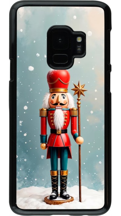 Samsung Galaxy S9 Case Hülle - Christmas 25 Nutcracker Snow