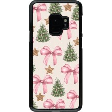 Samsung Galaxy S9 Case Hülle - Christmas 25 Vintage Ribbons