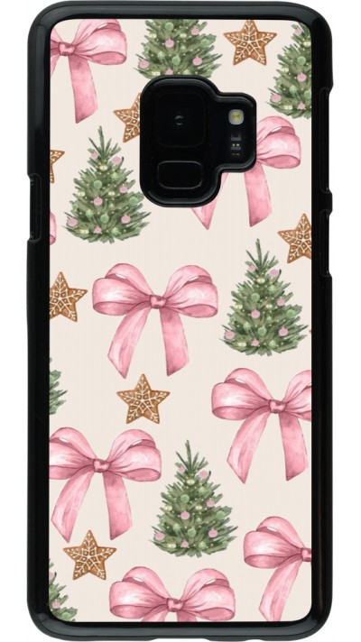 Samsung Galaxy S9 Case Hülle - Christmas 25 Vintage Ribbons