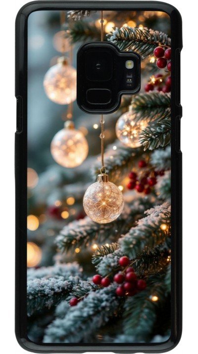 Samsung Galaxy S9 Case Hülle - Christmas 25 Xmas Decorated Tree