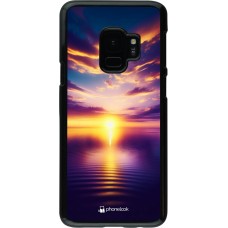 Samsung Galaxy S9 Case Hülle - Sonnenuntergang gelb violett