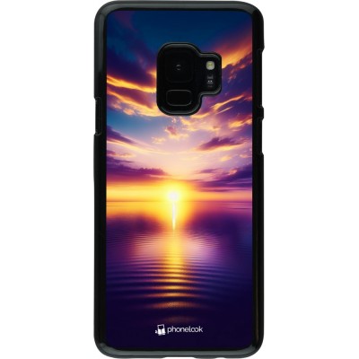 Samsung Galaxy S9 Case Hülle - Sonnenuntergang gelb violett
