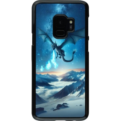 Samsung Galaxy S9 Case Hülle - Drache nächtliche Berg