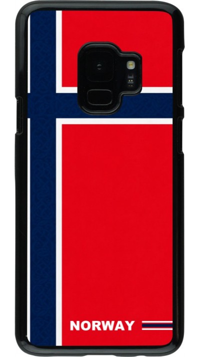 Samsung Galaxy S9 Case Hülle - Norwegen 2026 personalisierbares Fussballtrikot