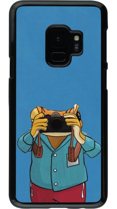 Samsung Galaxy S9 Case Hülle - Frog with camera DTMF