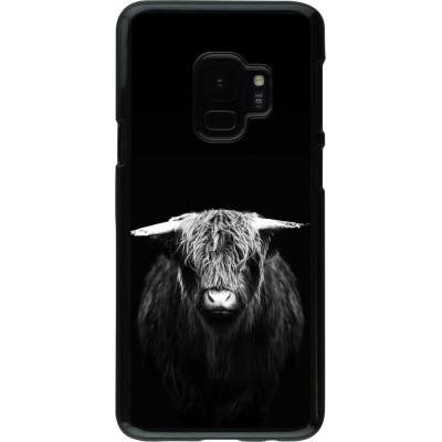 Samsung Galaxy S9 Case Hülle - Highland calf black