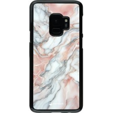 Samsung Galaxy S9 Case Hülle - Rosa Leuchtender Marmor