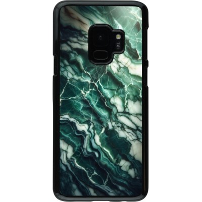 Samsung Galaxy S9 Case Hülle - Majestätischer grüner Marmor