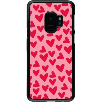 Samsung Galaxy S9 Case Hülle - Mom 2024 kleine Herzen