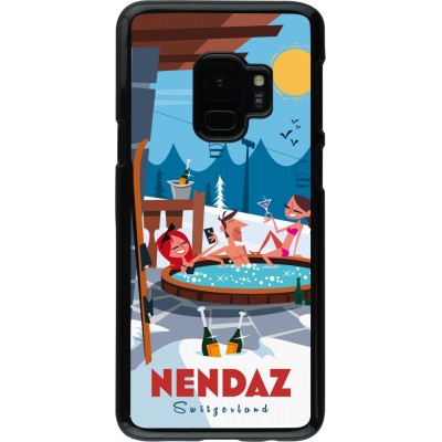 Samsung Galaxy S9 Case Hülle - Nendaz Mountain Jacuzzi