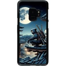 Samsung Galaxy S9 Case Hülle - Ninja unter dem Mond