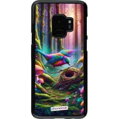 Samsung Galaxy S9 Case Hülle - Vogel Nest Wald