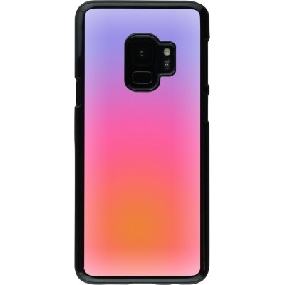 Samsung Galaxy S9 Case Hülle - Orange Pink Blue Gradient