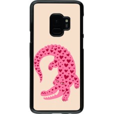 Samsung Galaxy S9 Case Hülle - Pink crocodile 2026