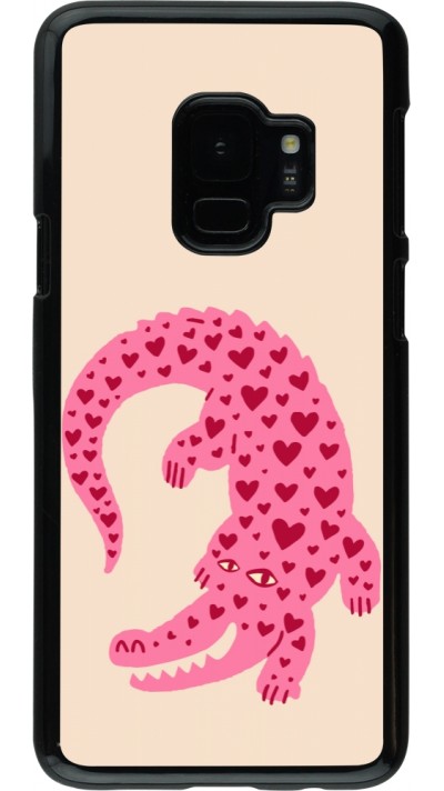 Samsung Galaxy S9 Case Hülle - Pink crocodile 2026