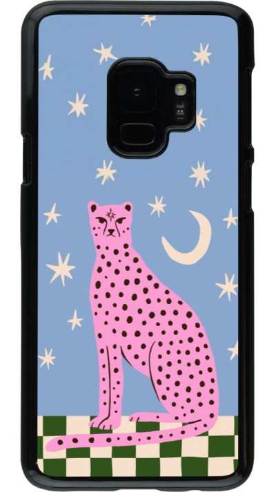 Samsung Galaxy S9 Case Hülle - Pink leopard with stars 2026