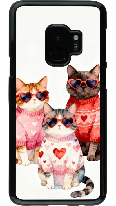 Coque Samsung Galaxy S9 - Saint Valentines Day 26 Cat Love