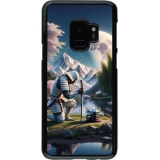 Samsung Galaxy S9 Case Hülle - Samurai Katana Mond