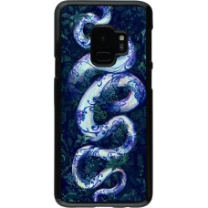 Samsung Galaxy S9 Case Hülle - Snake Blue Anaconda