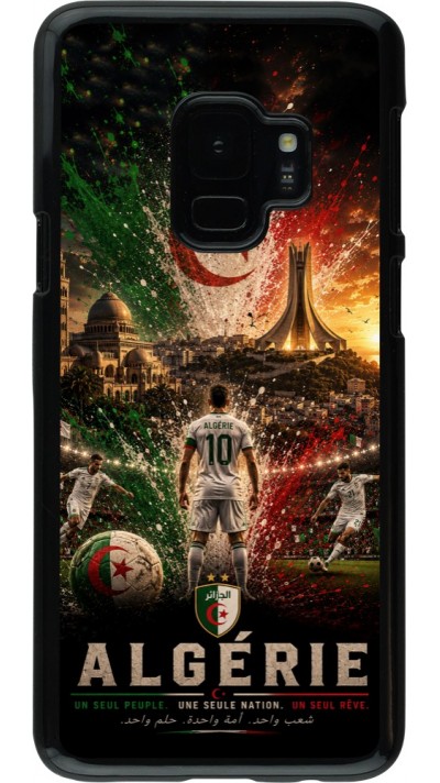 Samsung Galaxy S9 Case Hülle - Fussball Algerien splash 2026