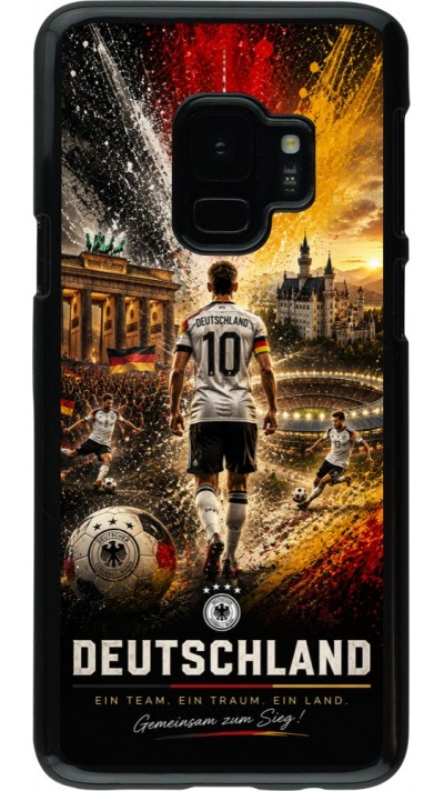 Samsung Galaxy S9 Case Hülle - Fussball Deutschland splash 2026