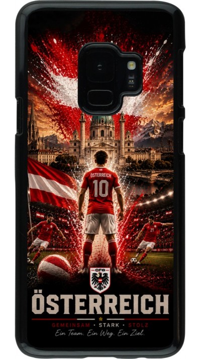 Samsung Galaxy S9 Case Hülle - Fussball Österreich splash 2026