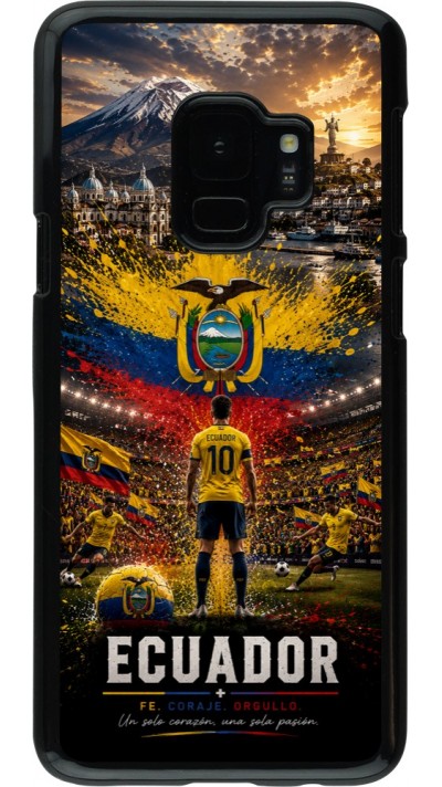 Samsung Galaxy S9 Case Hülle - Fussball Ecuador splash 2026