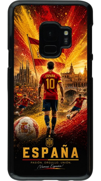 Samsung Galaxy S9 Case Hülle - Fussball Espanien splash 2026
