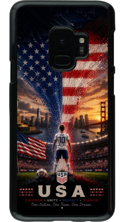 Samsung Galaxy S9 Case Hülle - Fussball Vereinigten Staaten splash 2026
