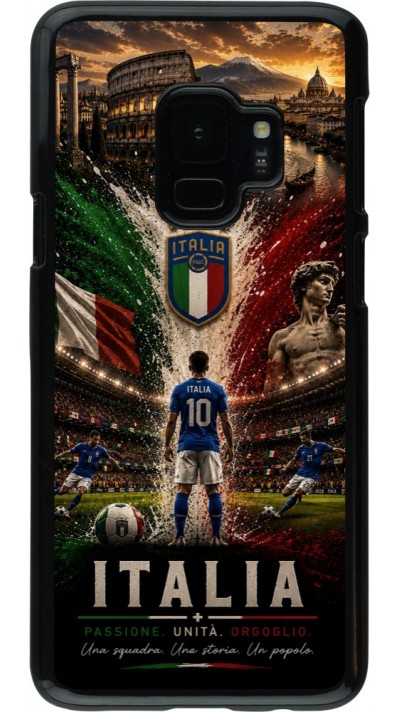 Samsung Galaxy S9 Case Hülle - Fussball Italien splash 2026